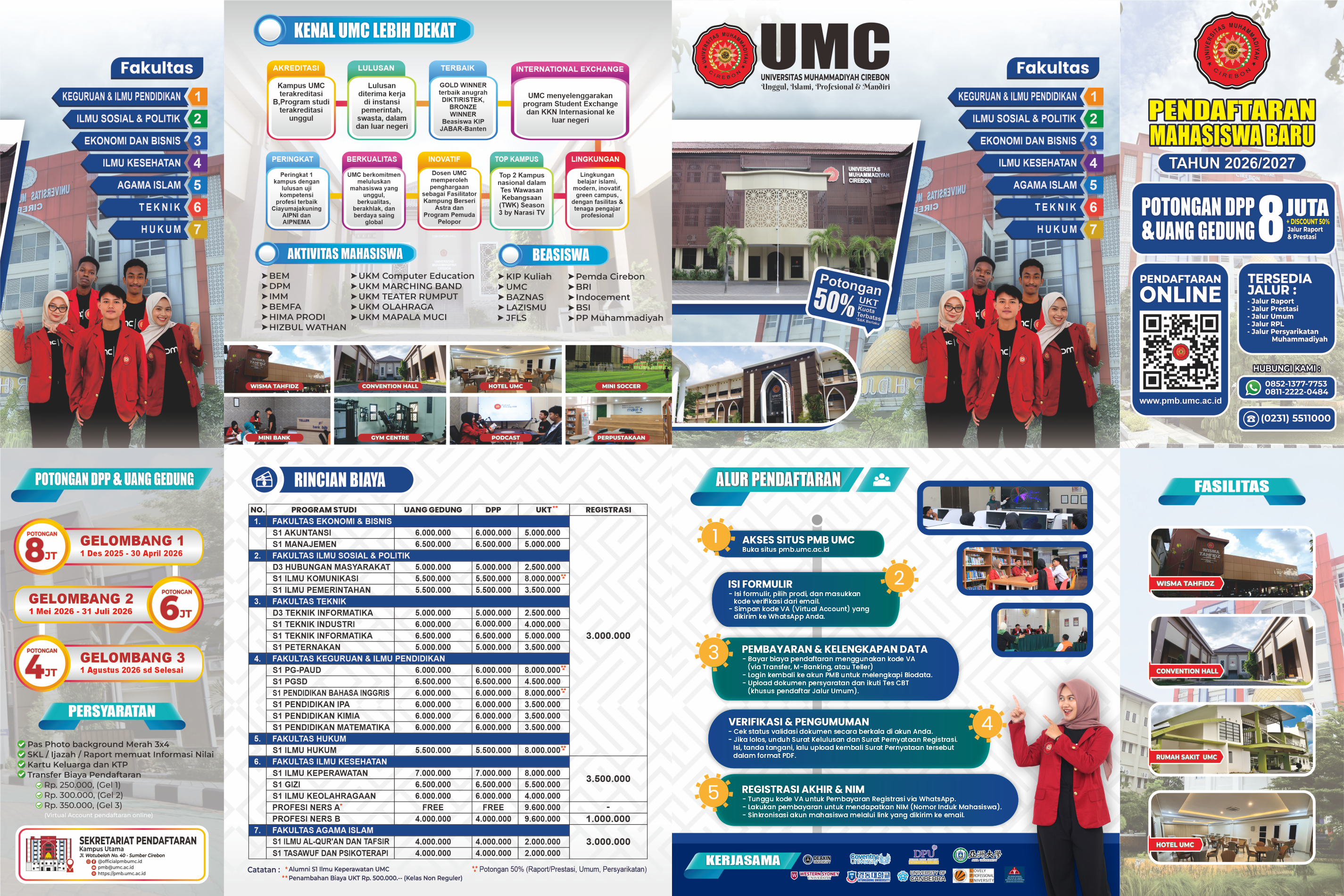 Brosur Resmi Penerimaan Mahasiswa Baru PMB UMC 2026