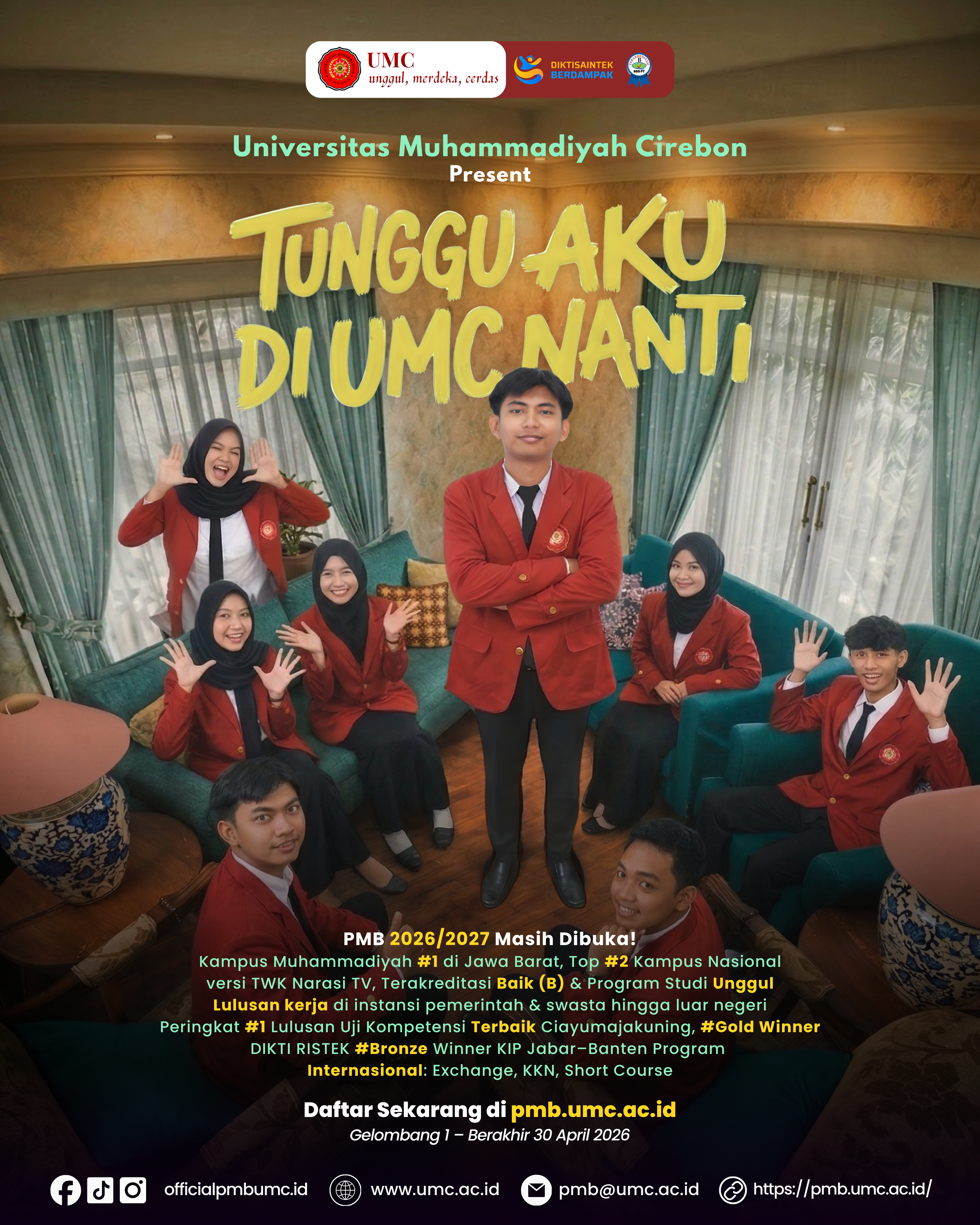 Flyer & Poster Promosi PMB UMC