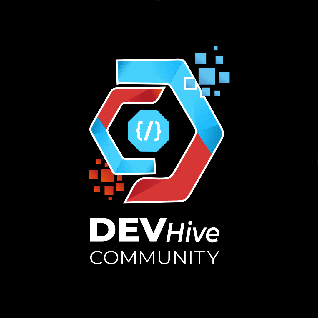 Desain Logo Komunitas Teknologi DevHive