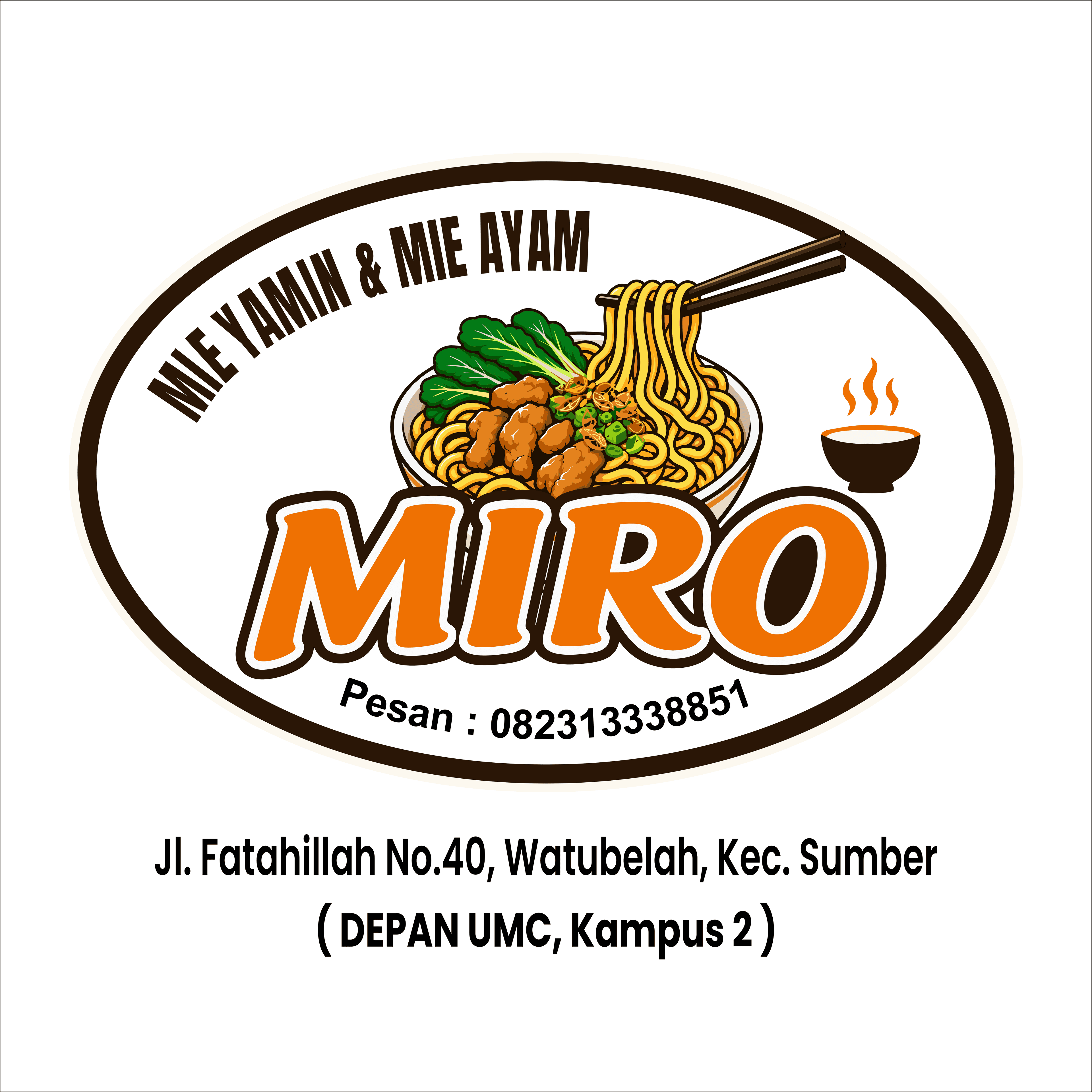 Desain Logo & Identitas Kuliner Mie Yamin